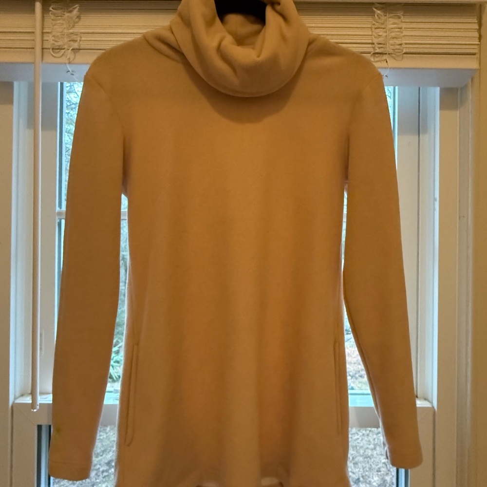 Dudley Stephens Camel Cowl Neck Long Sleeve Sweater